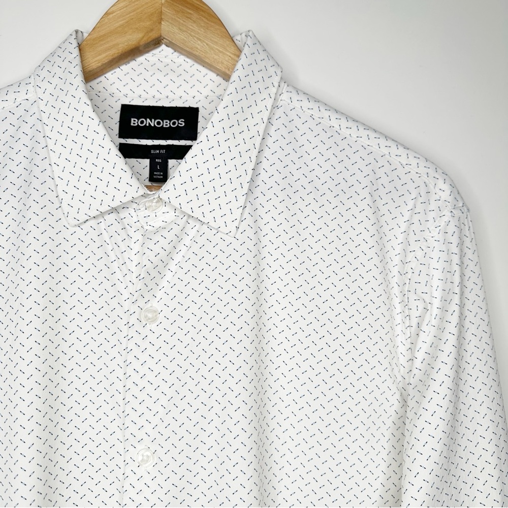 Bonobos Performance Slim Fit Button Down Shirt Si… - image 1